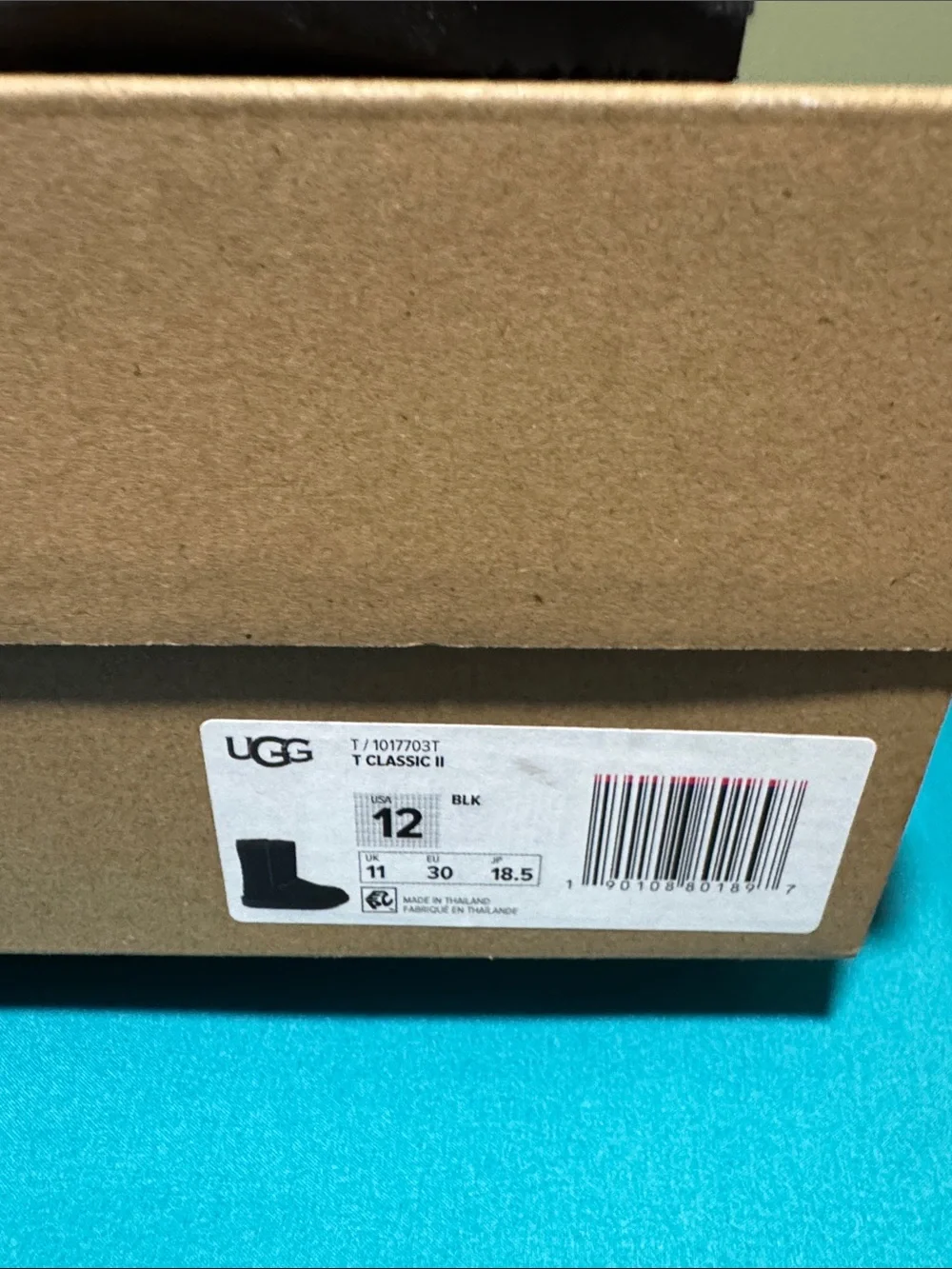 UGG Black Short  Suede Boots